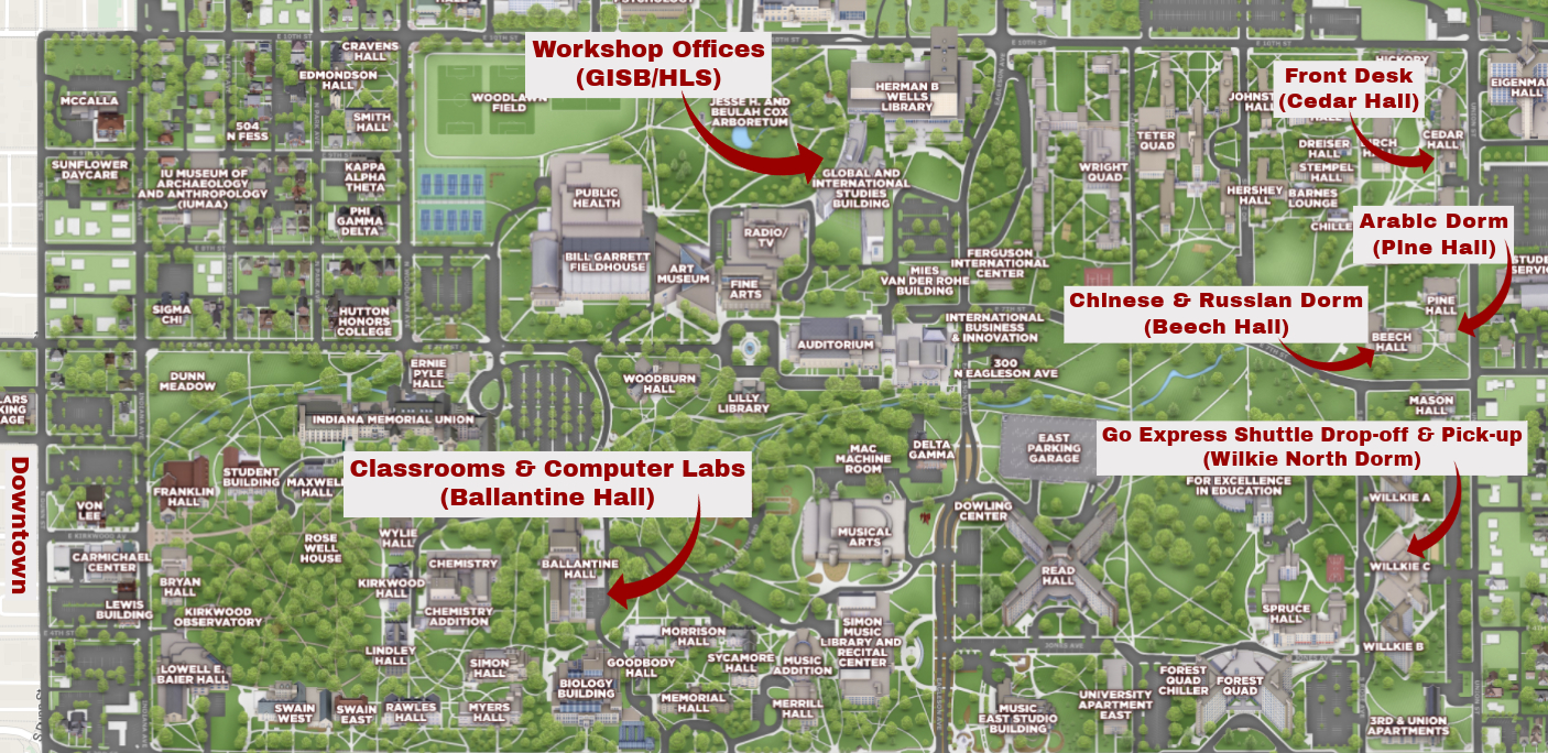 iu campus map